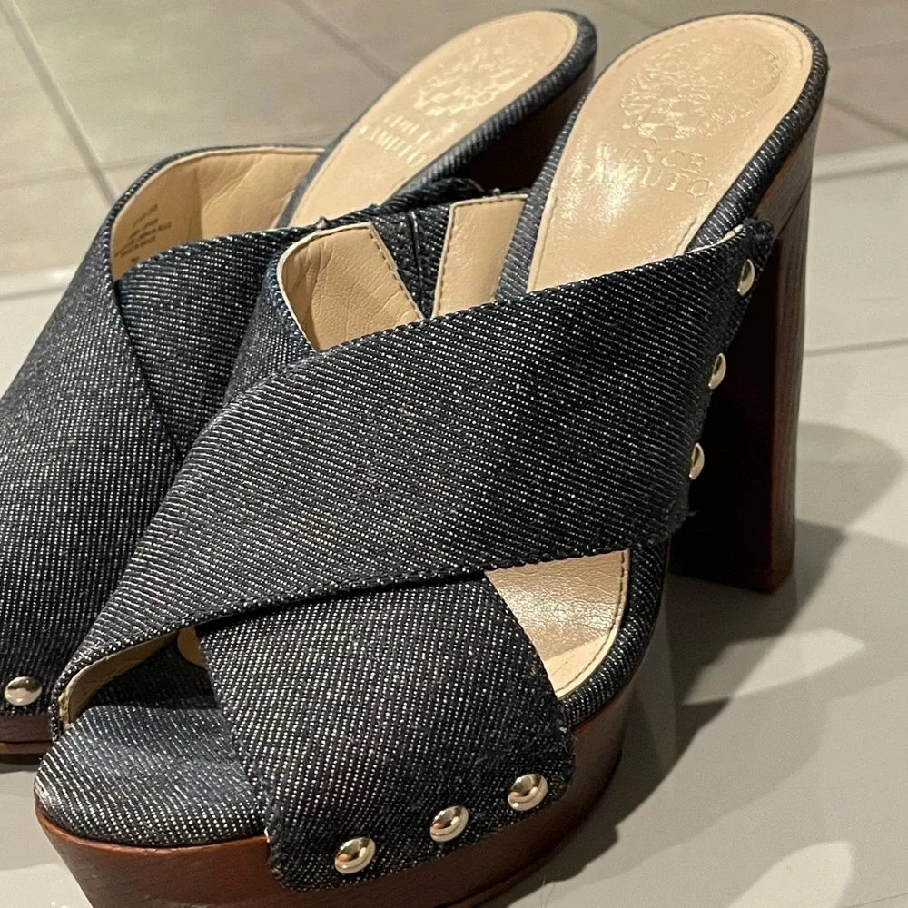 ✨Vince Camuto Sexy Jean Heels✨ - Picture 3 of 9